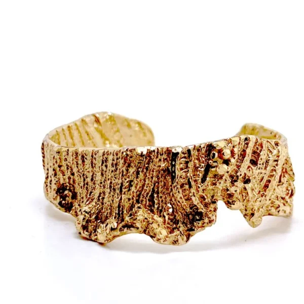 Βραχιόλι Κορμό Δέντρου από Ορείχαλκο με Πατίνα B1104m