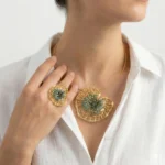 &Kappa;&omicron;&lambda;&iota;έ Althea K1185 - Gold patina